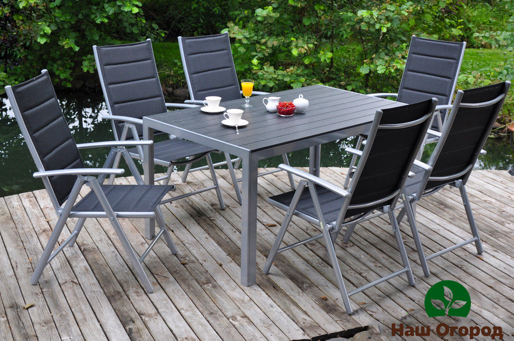 Spectacular aluminum garden furniture