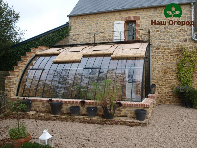Wall greenhouse