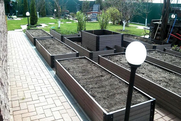 fencing + for garden beds + made of dpk